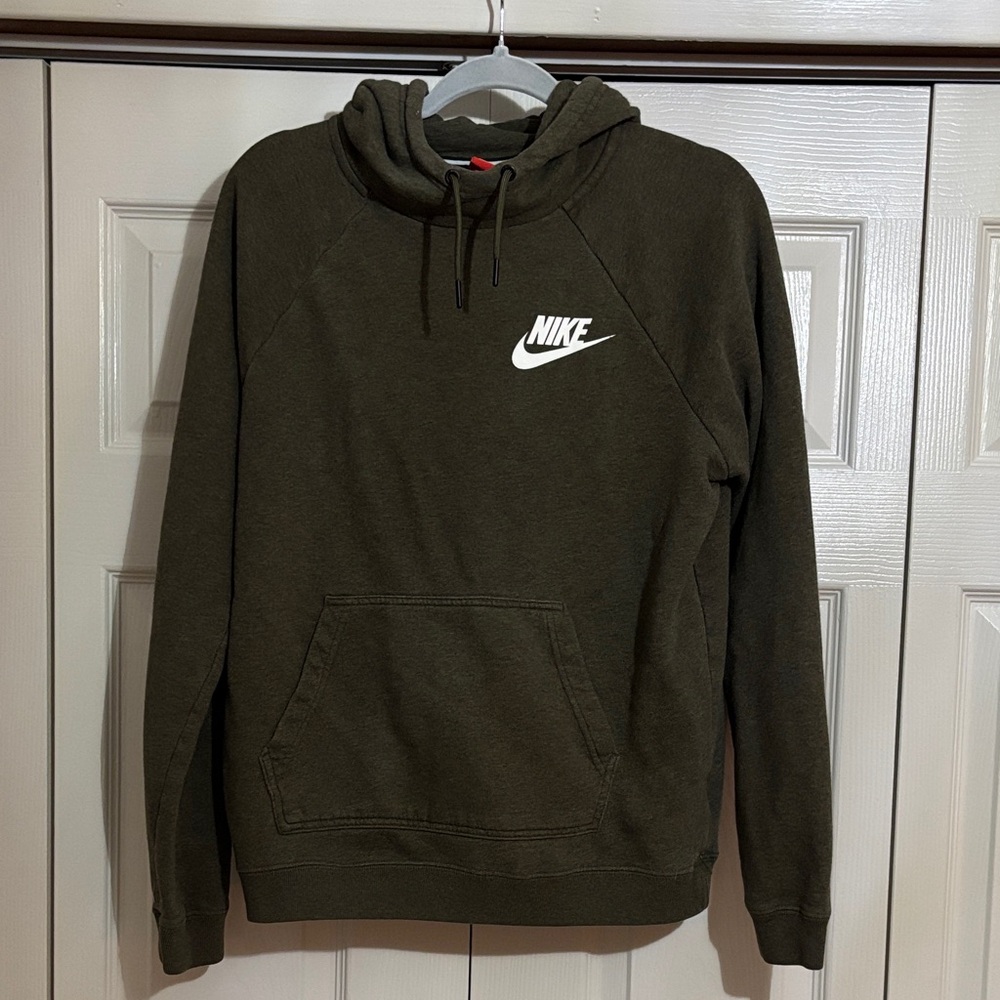 Nike Olive Green Hoodie, size Medium